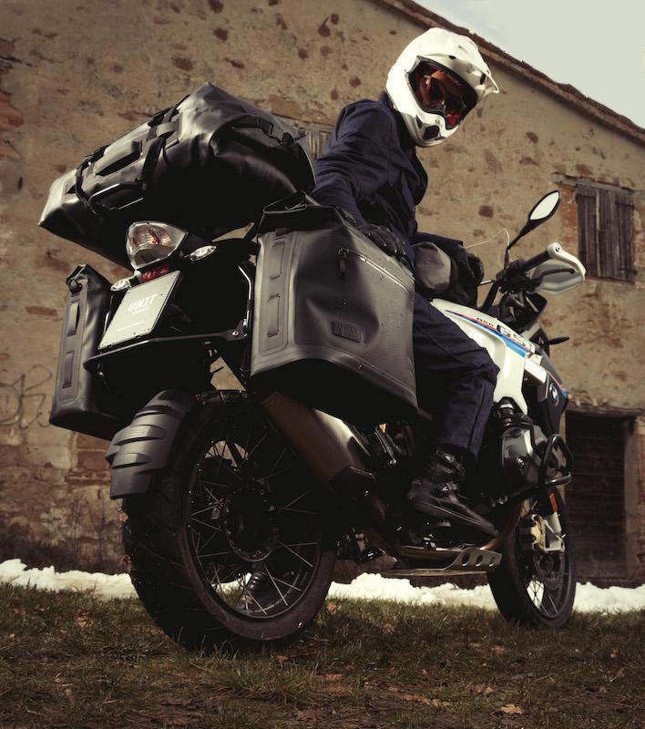 BMW R 12 G/S [2025-2026] - Zwei Khali TPU-Seitentaschen 35 l – 45 l + Paar Aluminiumplatten + BMW R12 G/S-Rahmen