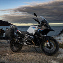 BMW R 12 nineT [2024-2026] - Aluminium-Taschenhalter mit verstellbarer Hypalon-Vorderseite und Schnellkuppl. + rechter Rahmen
