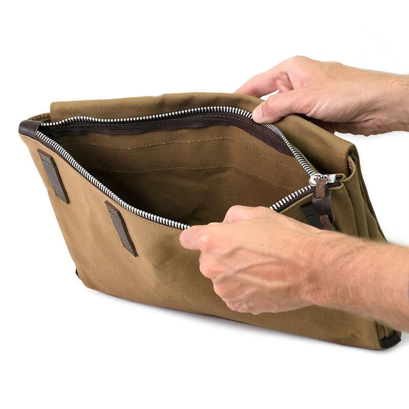 BMW R nineT 1200 Urban G/S (hoher Auspuff) [2017-2023] - Fezzan Canvas Messenger Bag