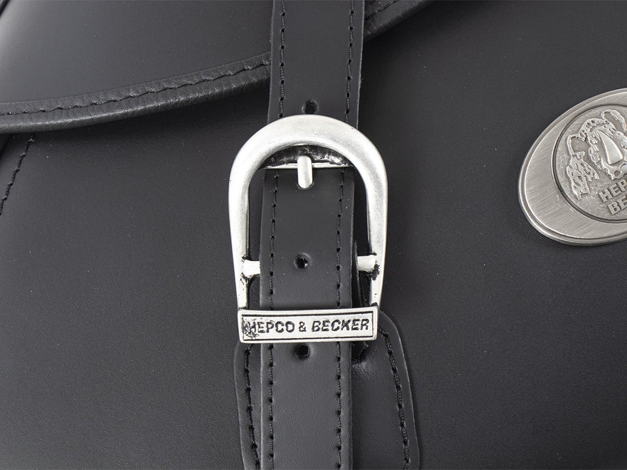 Bolsa de moto [Hepco & Becker] - Cuero Buffalo Big negro izquierda – C-Bow
