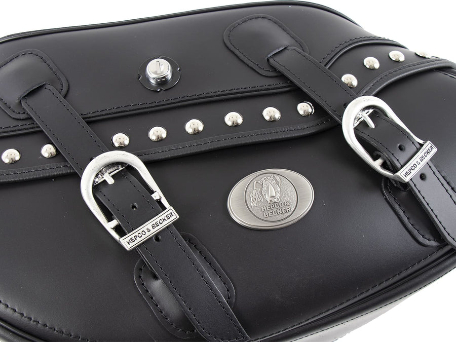 Bolsa de moto [Hepco & Becker] - Cuero Buffalo Big Custom derecha – C-Bow