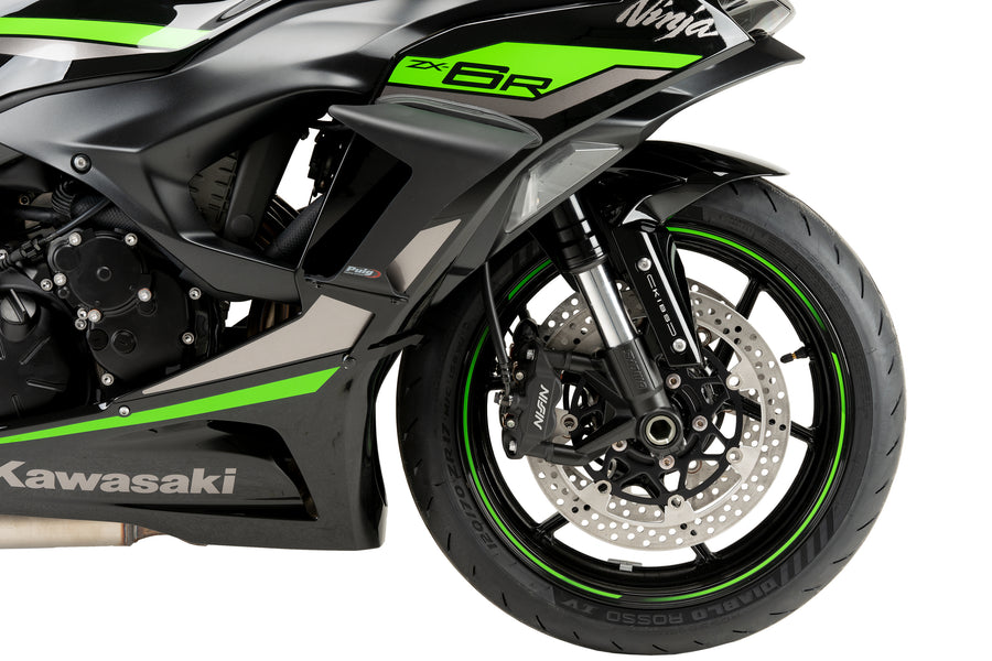 KAWASAKI ZX-6R NINJA [2025] – Alerón lateral de carrera – Aspecto de carbono