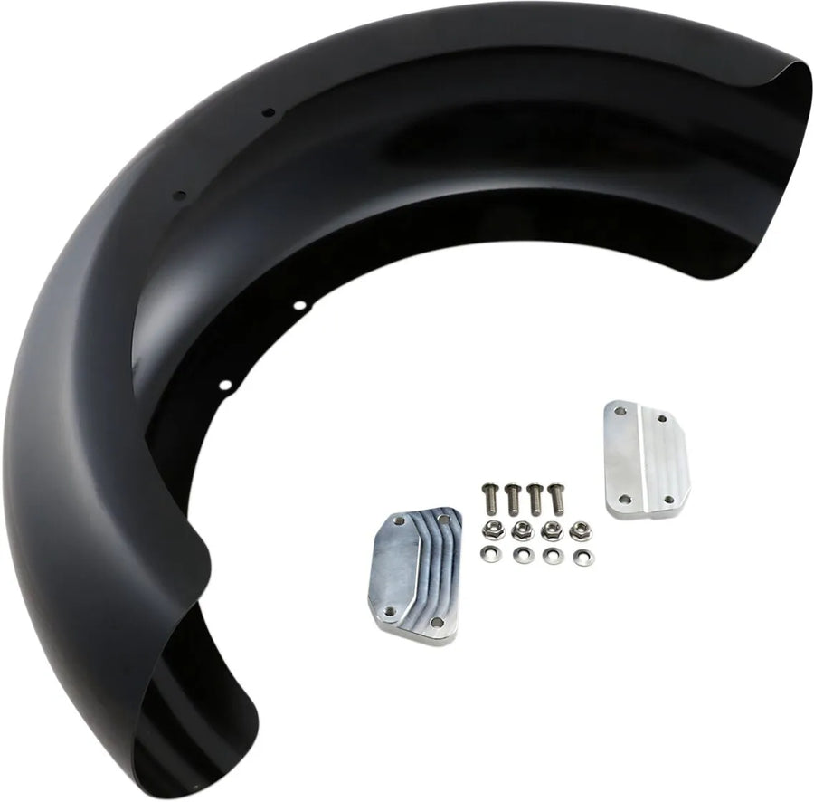 harley davidson dyna [KLOCK WERKS] - Guardabarros delantero serie Hugger con bloques de montaje para Softail/Dyna
