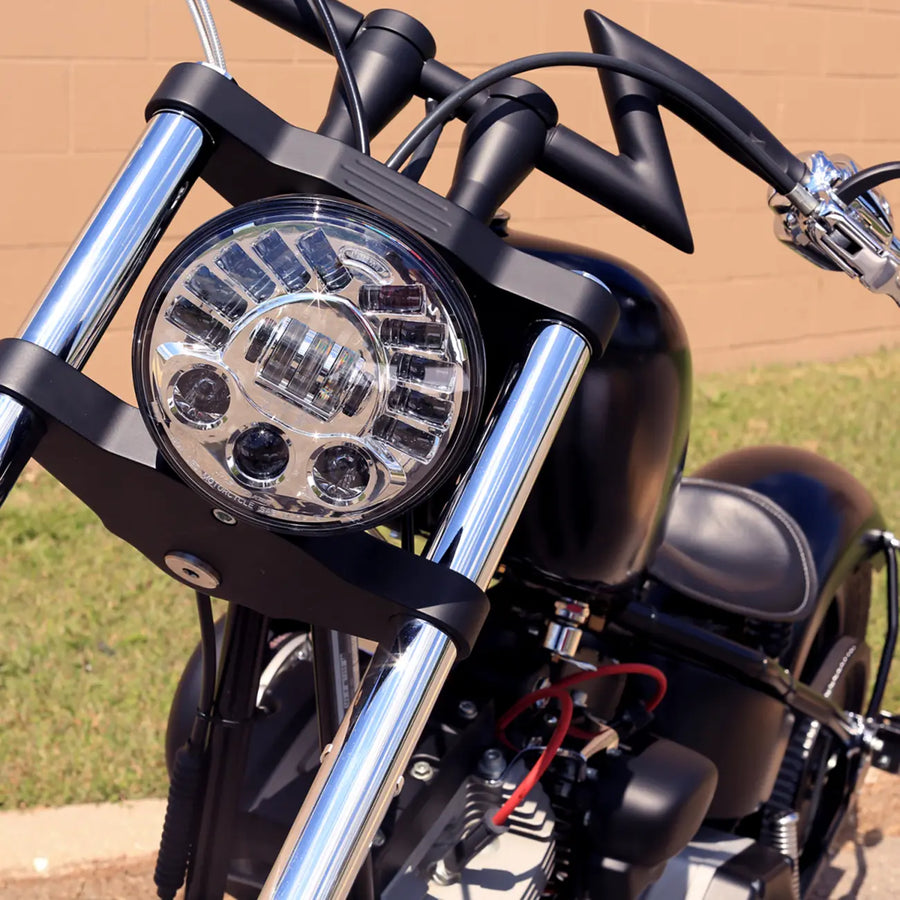 Harley-Davidson FXBRS 1868 Softail Breakout 114 [2021-2022] - 2 faros delanteros LED adaptables con montaje en pedestal - Artículo n.º 0555071 - imagen 7