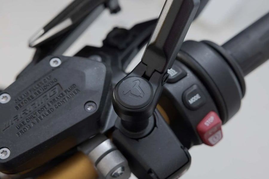 bmw g 650 gs [SW-MOTECH] – Juego de espejos deportivos, brazo de espejo largo