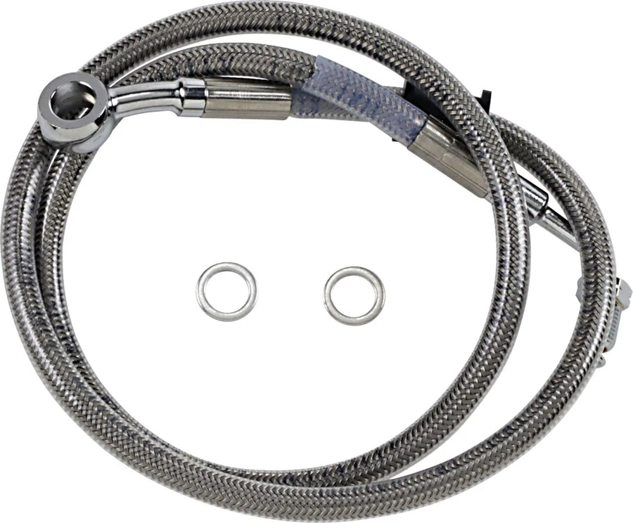 harley-davidson street bob [ESPECIALIDADES DE ARRASTRE] – Línea de freno extendida de acero inoxidable