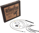 harley davidson flfb [BURLY BRAND] - Kit de cables de manillar y latiguillos de freno para manillares Burly Ape-2