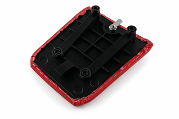 Cagiva Mito 125 1 / 2 8P [1990-1994] Asiento de pasajero rojo con cerradura y llave - 0