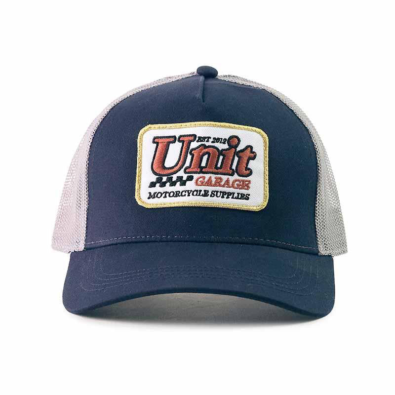 BMW F 850 ​​​​GS Adventure [2019-2024] - Tapa de caja Trucker con logo azul de Unitgarage