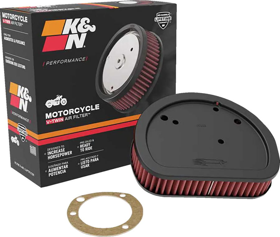 Harley Davidson FXS [K&N] - Filtro de aire de repuesto de alto flujo