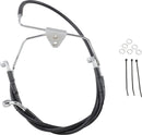 harley davidson flhtc [ESPECIALIDADES DE ARRASTRE] - Kit de latiguillos de freno de acero inoxidable-1