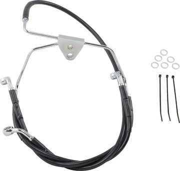 harley davidson flhtc [ESPECIALIDADES DE ARRASTRE] - Kit de latiguillos de freno de acero inoxidable