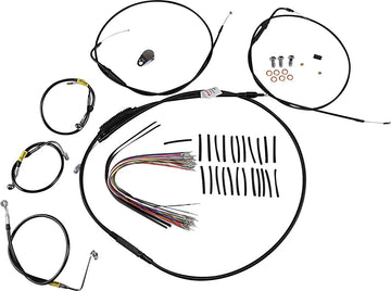 harley davidson touring [BURLY BRAND] - juego de herrajes para manillares para modelos Touring más antiguos con manillar Bagger Bar - 0
