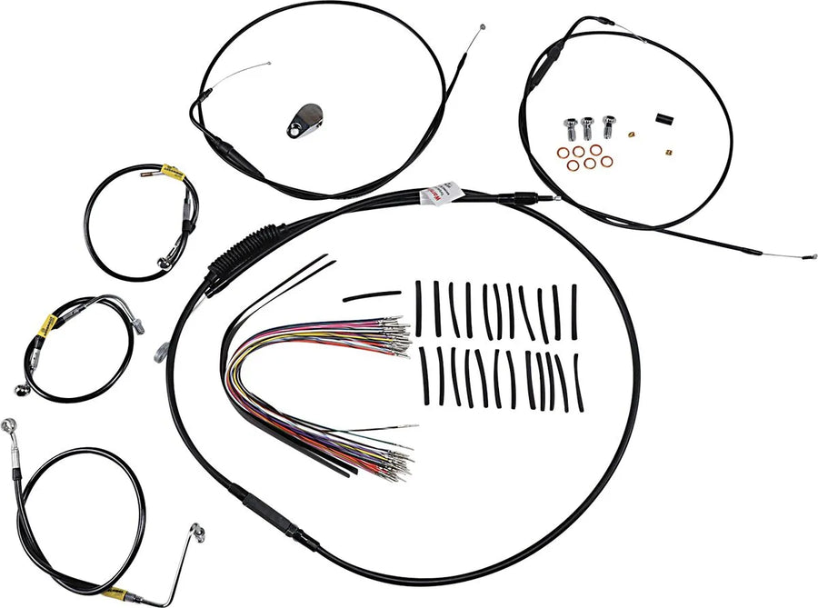 harley davidson touring [BURLY BRAND] - juego de herrajes para manillares para modelos Touring más antiguos con manillar Bagger Bar