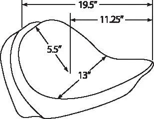 harley davidson flst [ESPECIALIDADES DE ARRASTRE] - Asiento individual, compatible con respaldo