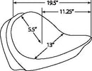 harley davidson flst [ESPECIALIDADES DE ARRASTRE] - Asiento individual, compatible con respaldo-6