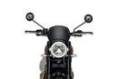 TRIUMPH SCRAMBLER 1200X [2025] – Panel frontal de ABS – aspecto carbono-1