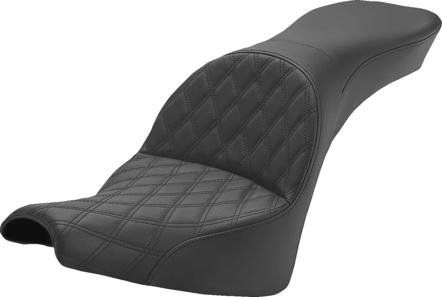 harley-davidson street bob [SADDLEMEN] – Asiento Explorer con acolchado de rombos