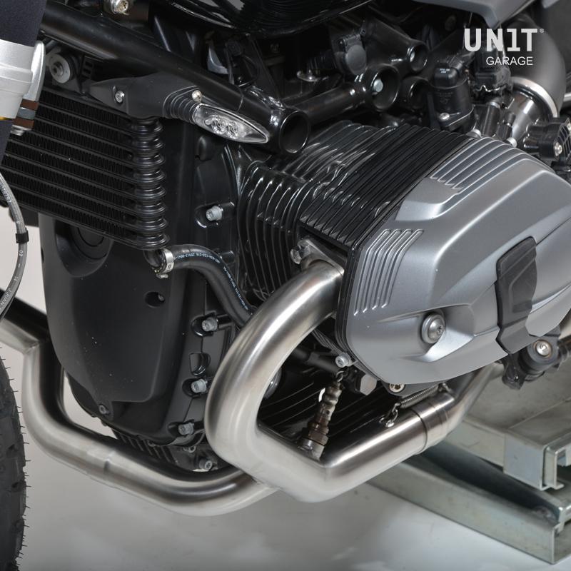 BMW R 12 nineT [2024-2026] - Edelstahl-Abgaskrümmer ohne Katalysator + Motorkontrollleuchte EURO 5