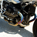 BMW R nineT 1200 Racer [2017-2020] - Abgaskrümmer ohne Katalysator in Titan mit sichtbarer Schweißung (EURO 3, EURO 4)
