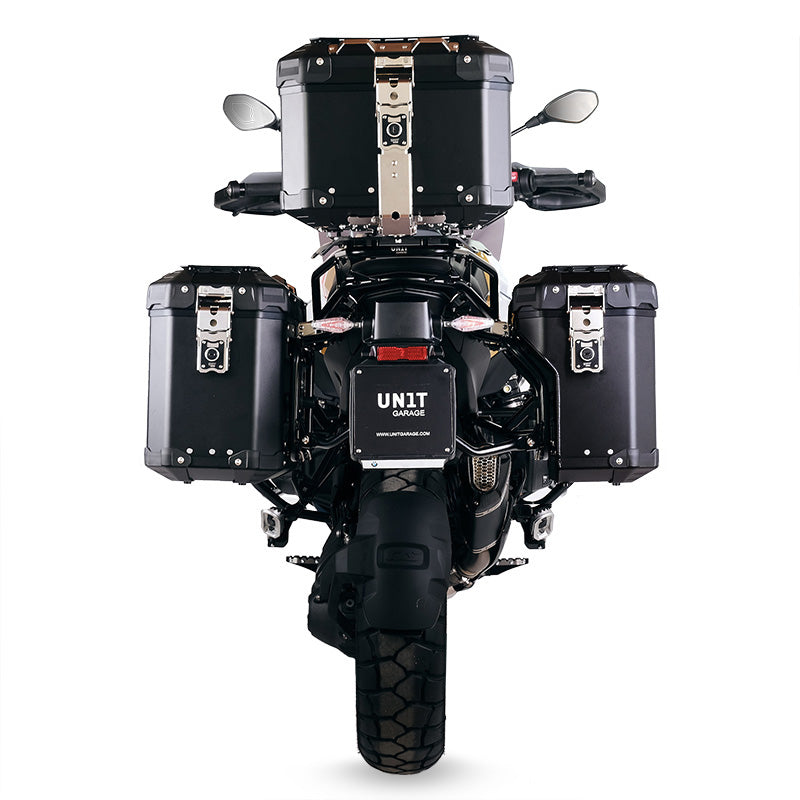 BMW R 12 G/S [2025-2026] - Par de bolsas de aluminio Atlas 39L+32L + Marco de alforjas de aluminio Atlas BMW R12 G/S