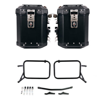 BMW R 850 GS / R 1100 GS / R 1150 GS Adventure [1994-2004] - Atlas Alu-Seitenkoffer-Set 48L + 48L + Taschenrahmen Alu R850R - R1100R - R1150R, R850GS - R1100GS - R1150GS & ADV