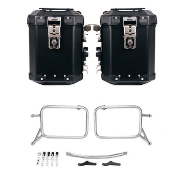 BMW R 1150 GS Adventure [2002-2006] - Juego de maletas laterales Atlas de aluminio 48L + 48L con marco de bolsa