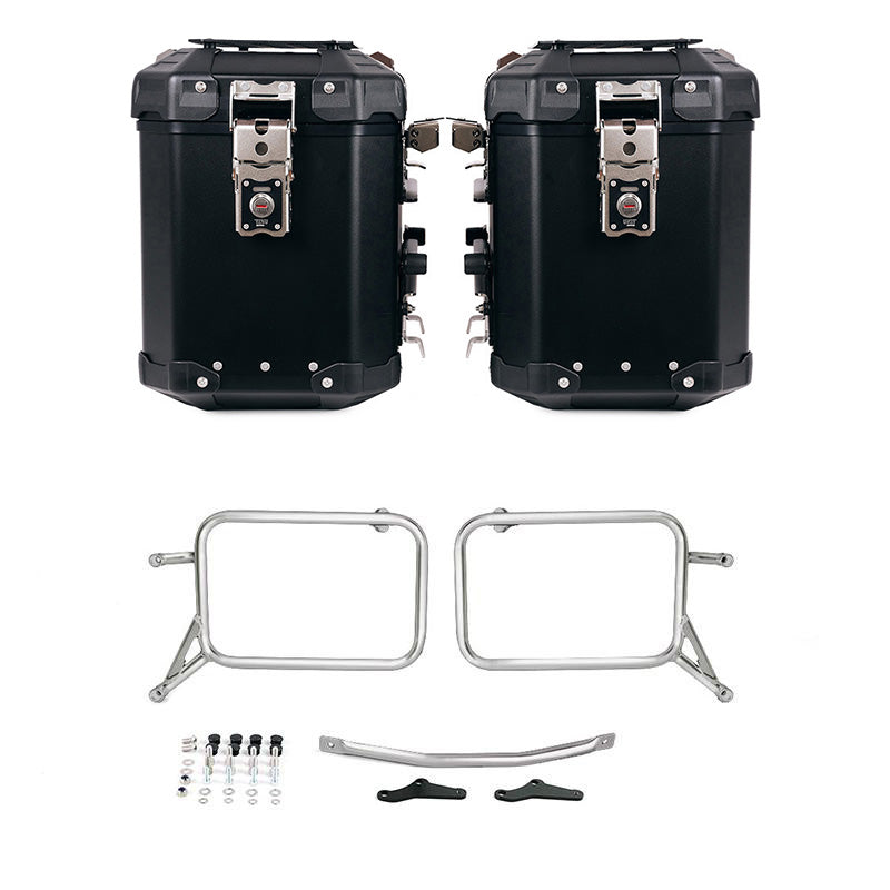 BMW R 1150 R [2000-2006] - Juego de maletas laterales Atlas de aluminio 48L + 48L con marco de bolsa