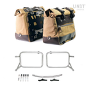 BMW R 850 R / R 1100 R [1993-2002] - Cult Canvas-Seitentaschen 40–50L mit Alu-Platten und Taschenrahmen