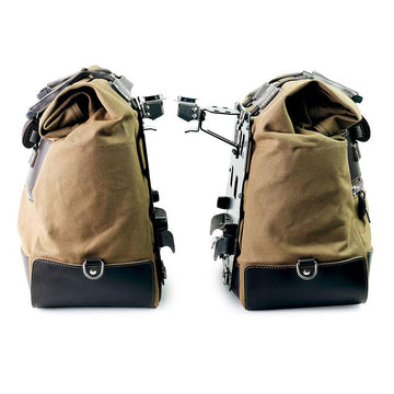 BMW R 1200 GS LC [2013-2018] - Par de bolsas laterales Cult en lona 40L - 50L + Par de placas de aluminio