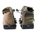 BMW F 900 GS [2023-] - Paar Cult-Seitentaschen aus Spaltleder 40L - 50L + Aluminiumplatte