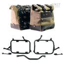 BMW R 1300 GS [2024–2026] - Paar Cult-Seitentaschen aus Spaltleder 40L - 50L + Aluminiumplatte + Rahmen für Aluminiumtaschen