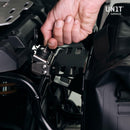 BMW F 900 GS [2023-] - Paar Aluminiumplatten + Edelstahl-Schnellkupplung und Schloss