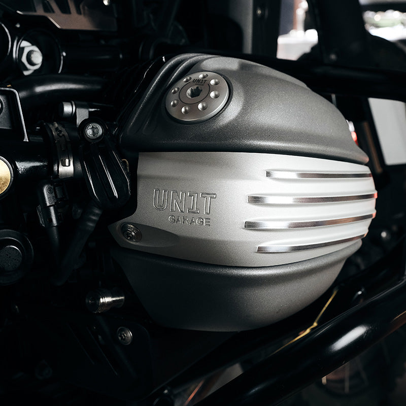 BMW R 12 G/S [2025-2026] - Par de protectores de bobina de encendido plateados para BMW R12