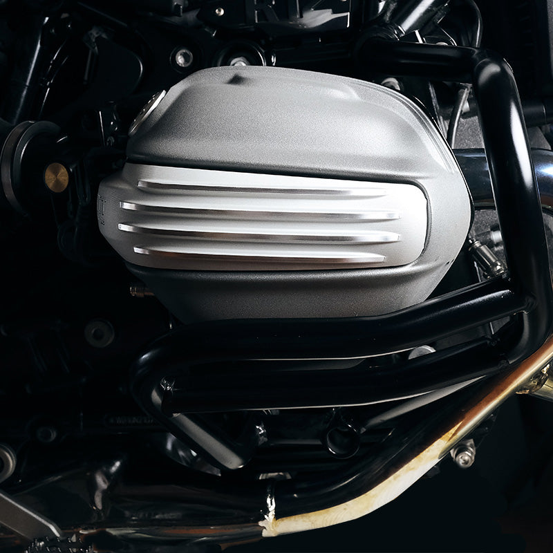 BMW R 12 G/S [2025-2026] - Par de protectores de bobina de encendido plateados para BMW R12