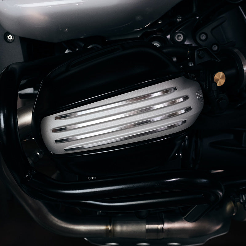 BMW R 12 G/S [2025-2026] - Par de protectores de bobina de encendido plateados para BMW R12