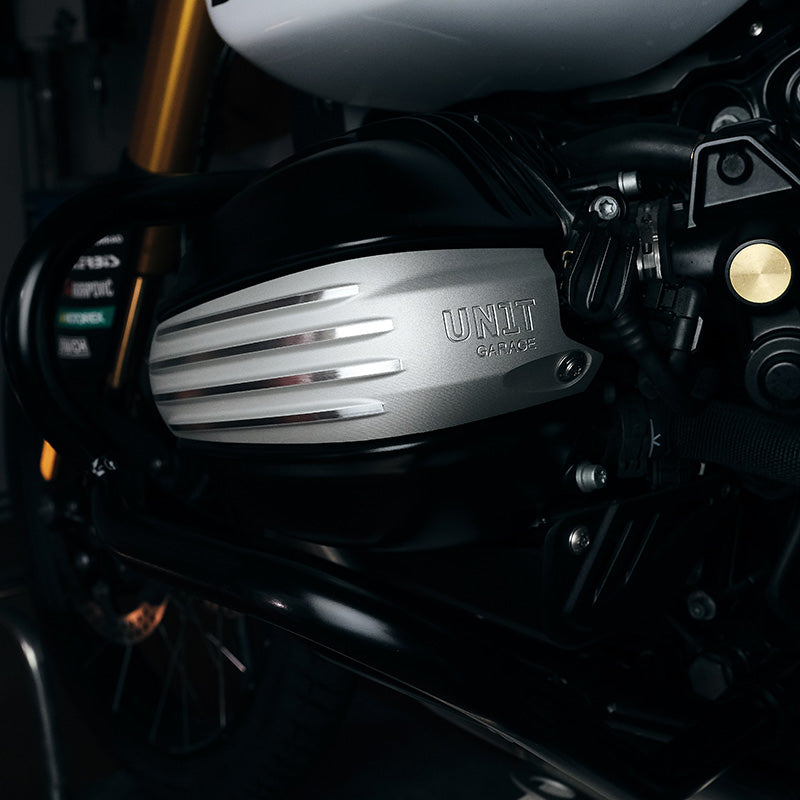 BMW R 12 G/S [2025-2026] - Par de protectores de bobina de encendido plateados para BMW R12