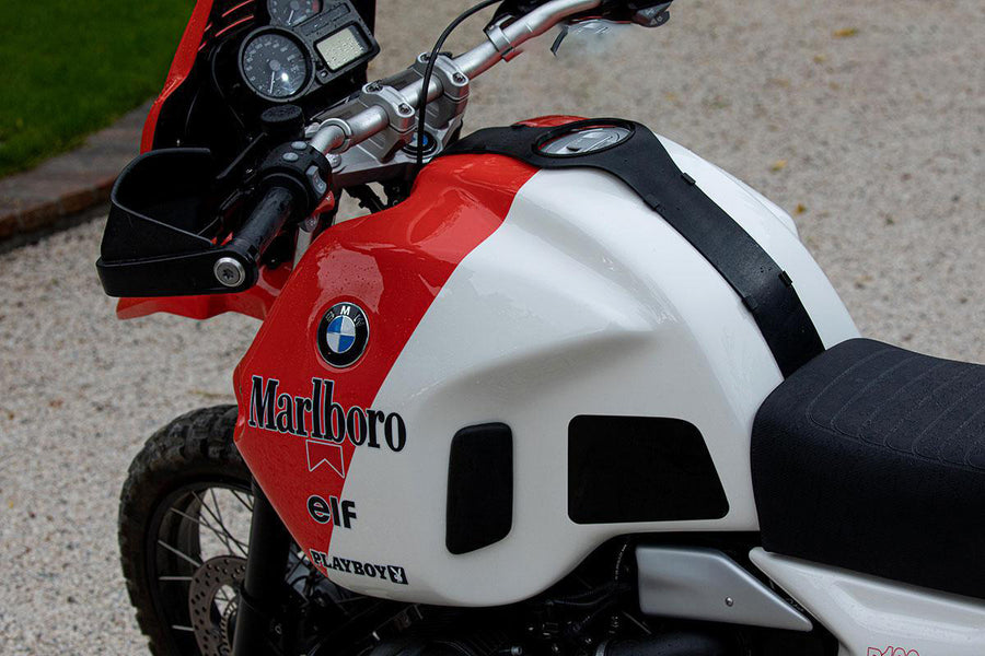 BMW R 120 G/S ADV [2004-2012] - Tapa depósito blanco alpino/rojo