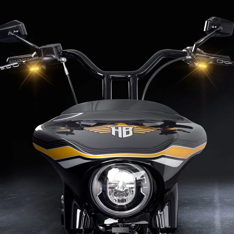 harley davidson fxsb [MOTOCICLETAS HEINZ] – Indicadores LED en el manillar