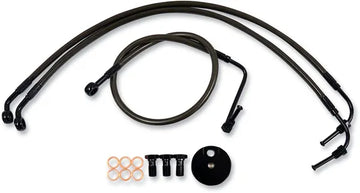 Harley Davidson Flhri [LA CHOPPERS] – Kit de línea de freno trenzada medianoche