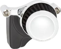 Harley-Davidson XL 1200 C Sportster Custom [2020] - Mini Teardrop Stealth Luftfilter-Kit – Oberfläche: Silber – Bild 12