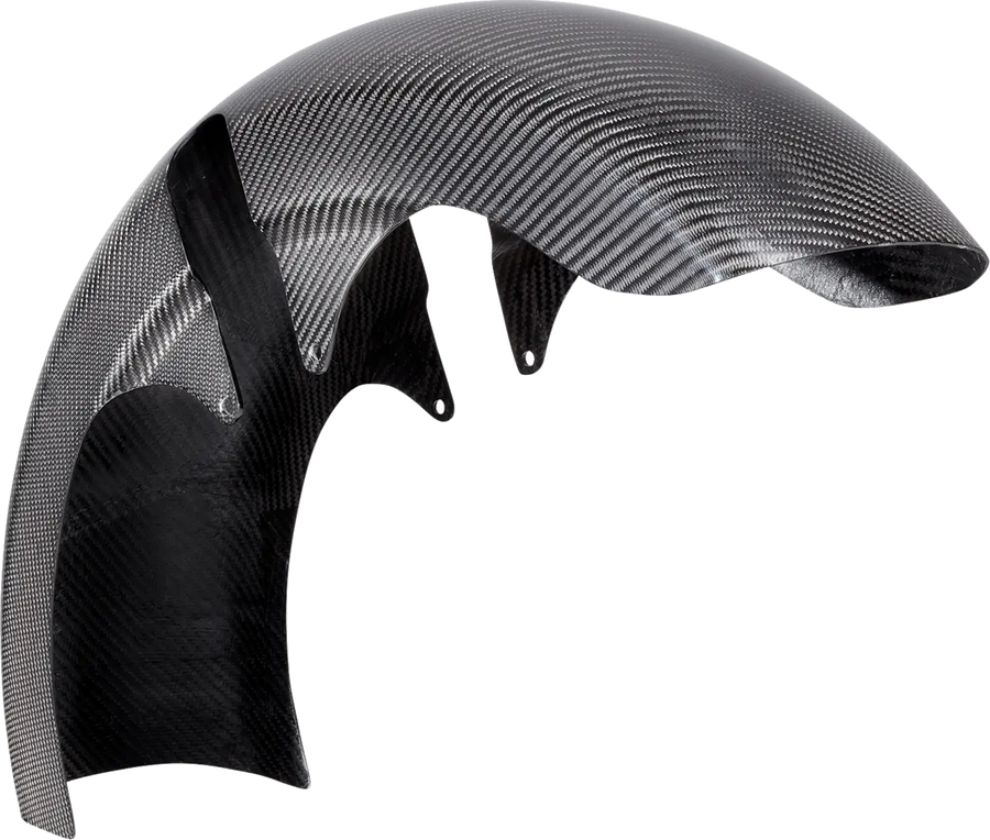 harley davidson touring [ARLEN NESS] – Guardabarros delantero envolvente de fibra de carbono de 21"