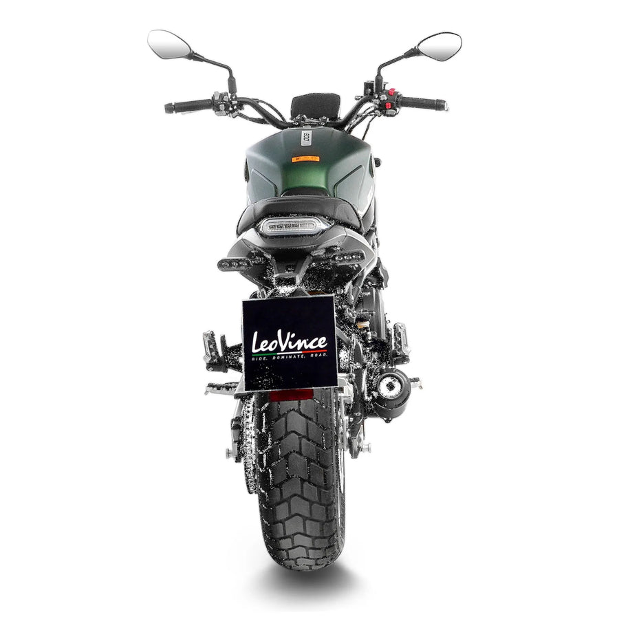 benelli leoncino 800 [LEOVINCE] – Silenciador trasero LV-10 negro