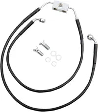 Harley Davidson Fxdwg [ESPECIALIDADES DE ARRASTRE] - Kit de línea de freno extendida de vinilo negro