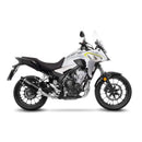 honda cb 500 [LEOVINCE] – Silenciador trasero Nero - acero inoxidable-2