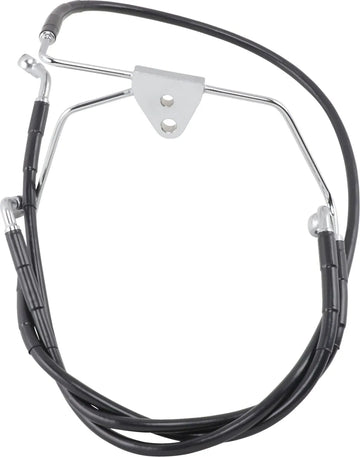 harley davidson flhtcui [ESPECIALIDADES DE ARRASTRE] - Kit de línea de freno de vinilo negro extendido