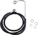 harley davidson flstc [ESPECIALIDADES DE ARRASTRE] - Línea de freno extendida de acero inoxidable-4