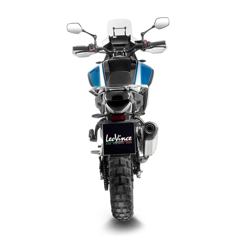 cf moto 450 [LEOVINCE] – Silenciador trasero de acero inoxidable LV-14