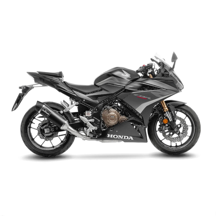 honda cb 500 [LEOVINCE] – Silenciador trasero Nero - acero inoxidable