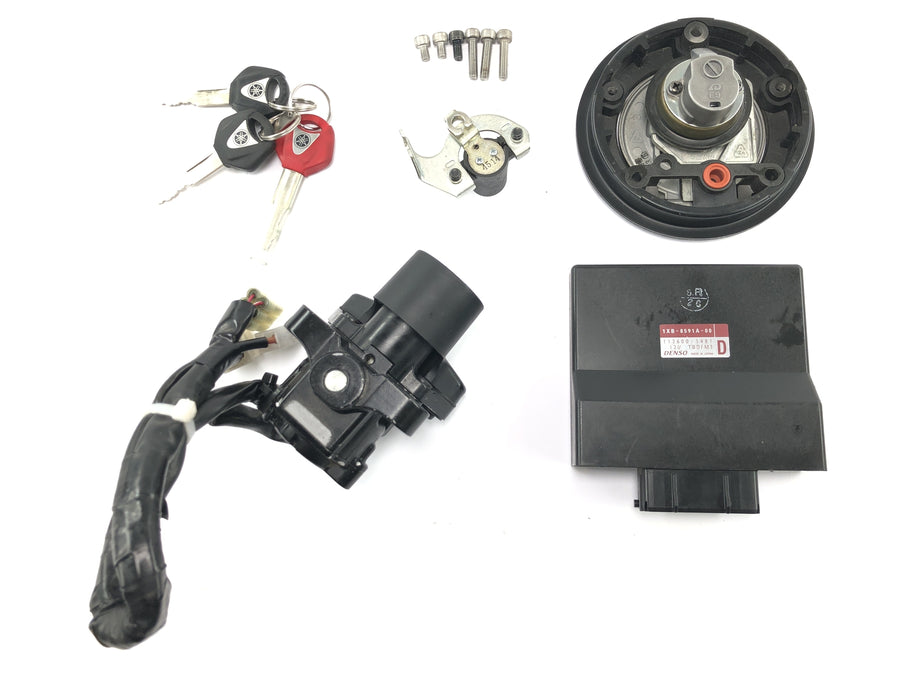 Yamaha MT07 RM04 [2014] - Juego de cerraduras cerradura de encendido cerradura del tanque cerradura del asiento inmovilizador ECU